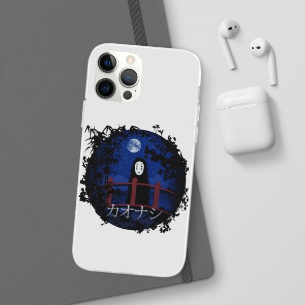 Spirited Away Live' - Spirited Away Kaonashi No Face by the blue Moon iPhone Cases-Accessories, Characters Spirited Away, kaonashi, no face, Phone Case, Spirited Away, Spirited Away Live