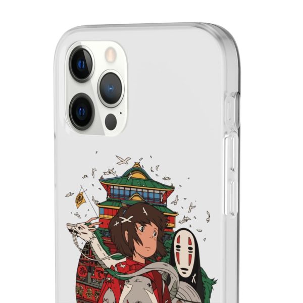 Spirited Away Poster - Spirited Away – Sen and Friends iPhone Cases-Accessories, kaonashi, no face, Phone Case, Spirited Away, Spirited Away Poster