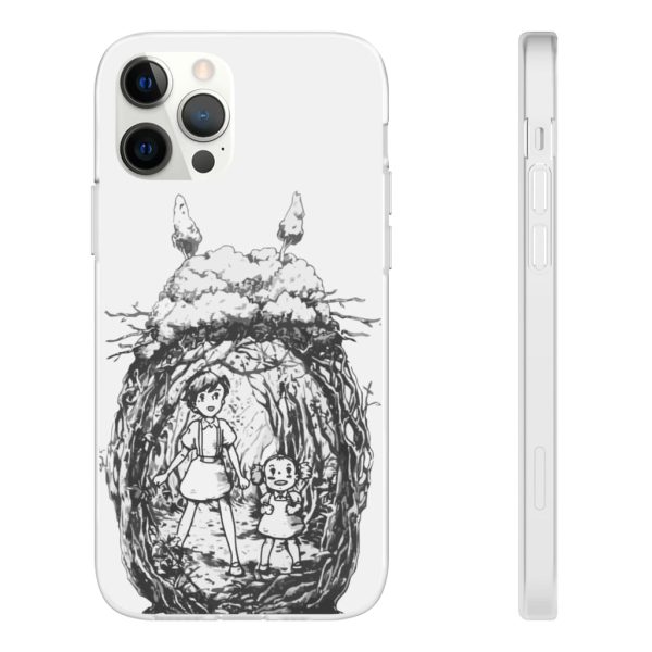 What Animal Is Totoro - My Neighbor Totoro – Mei and Sastuki in the Forest iPhone Cases-Accessories, My Neighbor Totoro, Phone Case, What Animal Is Totoro