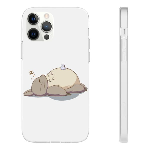 Satsuki Totoro - Sleeping Totoro iPhone Cases-Accessories, My Neighbor Totoro, Phone Case, Satsuki Totoro