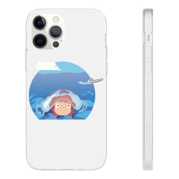 Ponyo Background - Ponyo in her first trip iPhone Cases-Accessories, Phone Case, ponyo, Ponyo Background