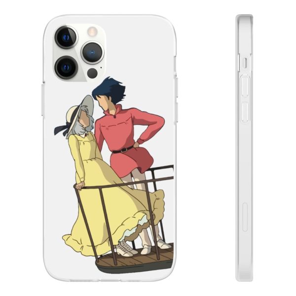 Sheet Music Howl's Moving Castle - Howl’s Moving Castle – Sophie and Howl Gazing at Each other iPhone Cases-Accessories, Howl's Moving Castle, Phone Case, Sheet Music Howl's Moving Castle