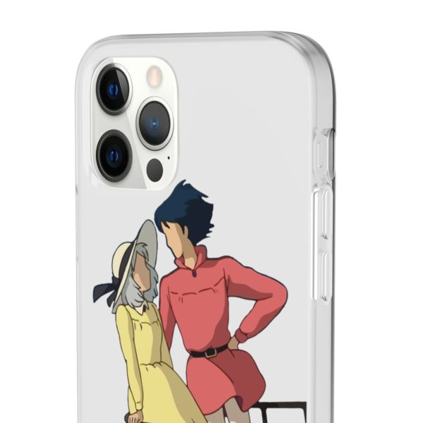 Sheet Music Howl's Moving Castle - Howl’s Moving Castle – Sophie and Howl Gazing at Each other iPhone Cases-Accessories, Howl's Moving Castle, Phone Case, Sheet Music Howl's Moving Castle