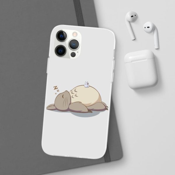 Satsuki Totoro - Sleeping Totoro iPhone Cases-Accessories, My Neighbor Totoro, Phone Case, Satsuki Totoro