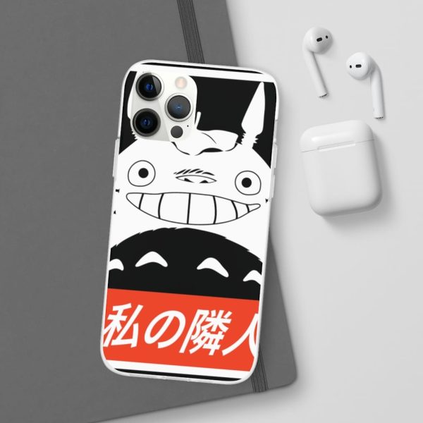 Totoro Japanese Restaurant - Smiling Totoro iPhone Cases-Accessories, My Neighbor Totoro, Phone Case, Totoro Japanese Restaurant