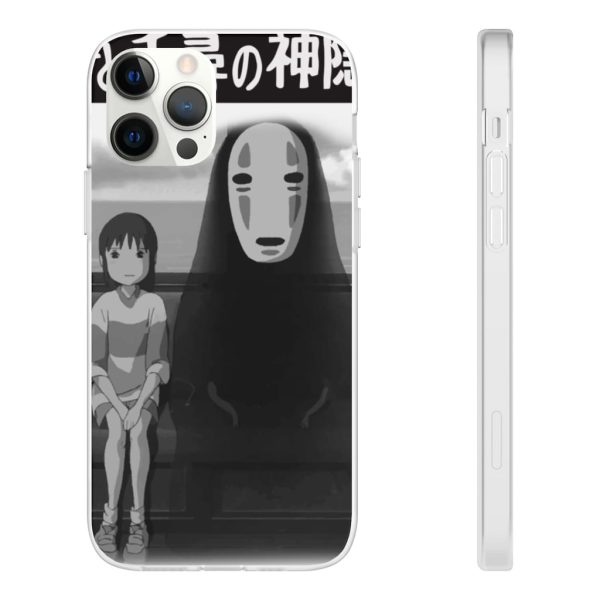 Like Spirited Away - Spirited Away – Chihiro and No Face on the Train iPhone Cases-Accessories, kaonashi, Like Spirited Away, no face, Phone Case, Spirited Away