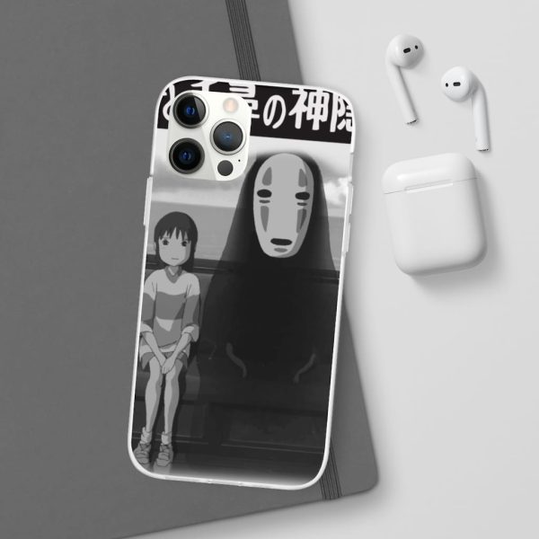 Like Spirited Away - Spirited Away – Chihiro and No Face on the Train iPhone Cases-Accessories, kaonashi, Like Spirited Away, no face, Phone Case, Spirited Away