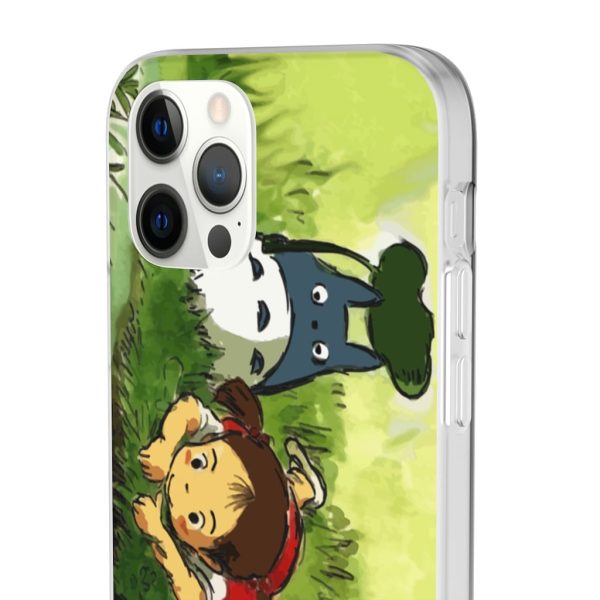 Studio Ghibli Totoro Movie - My Neighbor Totoro – Playing Mei iPhone Cases-Accessories, My Neighbor Totoro, Phone Case, Studio Ghibli Totoro Movie