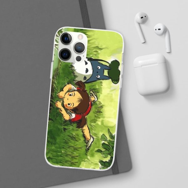 Studio Ghibli Totoro Movie - My Neighbor Totoro – Playing Mei iPhone Cases-Accessories, My Neighbor Totoro, Phone Case, Studio Ghibli Totoro Movie