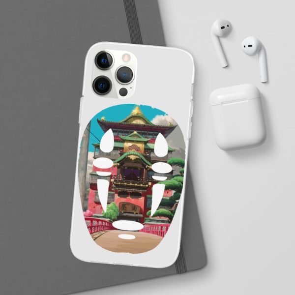 Spirited Away Streaming - Spirited Away –  The Bathhouse Ft. No Face iPhone Cases-Accessories, kaonashi, no face, Phone Case, Spirited Away, Spirited Away Streaming