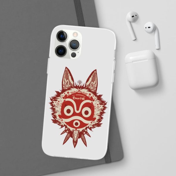 Princess Mononoke Spirits - Princess Mononoke Mask iPhone Cases-Accessories, Phone Case, princess mononoke, Princess Mononoke Spirits