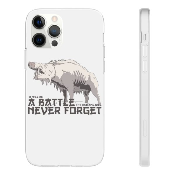 Princess Mononoke In Theaters - Princess Mononoke – A Battle Never Forget iPhone Cases-Accessories, Phone Case, princess mononoke, Princess Mononoke In Theaters