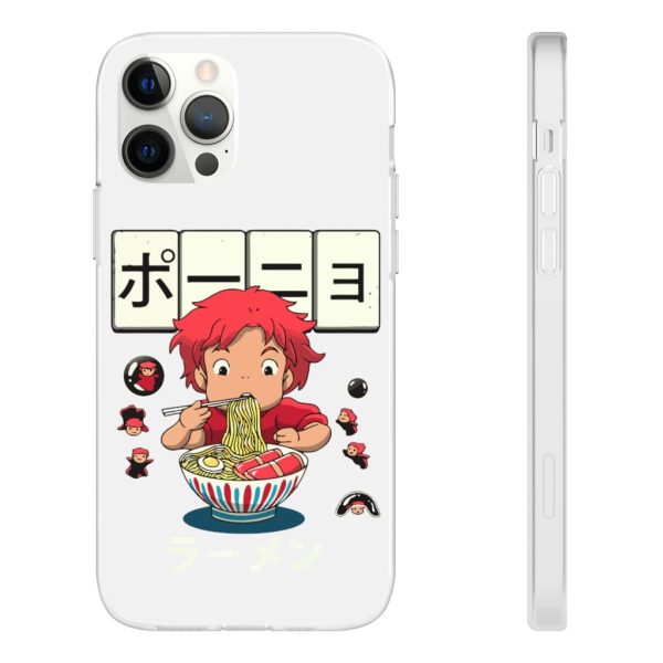 Ponyo - Ponyo very first Ramen iPhone Cases-Accessories, Phone Case, ponyo