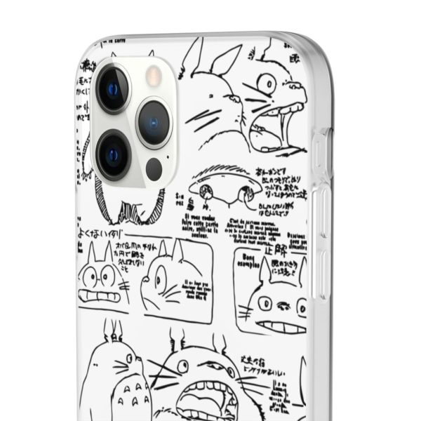 Mi Vecino Totoro - Totoro Original Character Sketch iPhone Cases-Accessories, Mi Vecino Totoro, My Neighbor Totoro, Phone Case