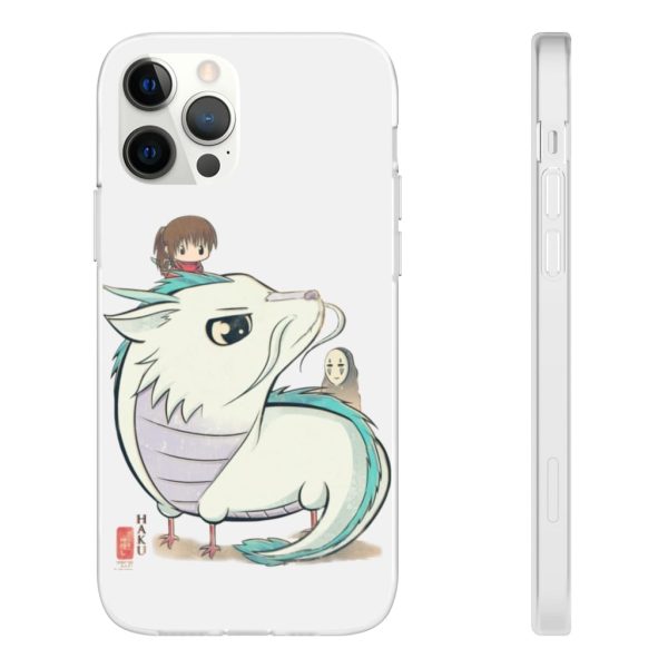 Haku Spirited Away - Spirited Aways Chibi iPhone Cases-Accessories, Haku Spirited Away, Kamaji Spirited Away, Phone Case, Spirited Away, Spirited Away English Cast