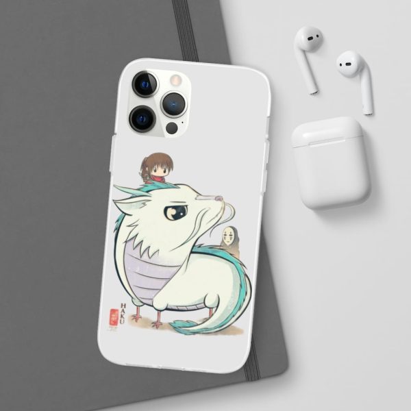 Haku Spirited Away - Spirited Aways Chibi iPhone Cases-Accessories, Haku Spirited Away, Kamaji Spirited Away, Phone Case, Spirited Away, Spirited Away English Cast