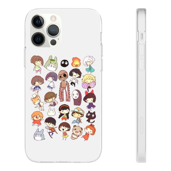 Ghibli Movie Characters Cute Chibi Collection iPhone Cases-Accessories, Phone Case