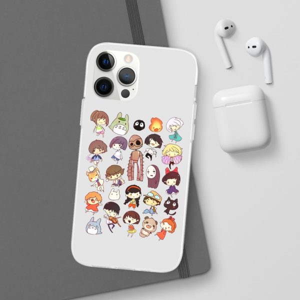 Ghibli Movie Characters Cute Chibi Collection iPhone Cases-Accessories, Phone Case