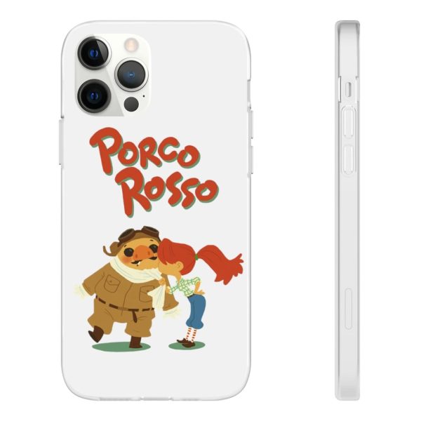 Porco Rosso – The Kiss iPhone Cases-Accessories, Phone Case, porco rosso