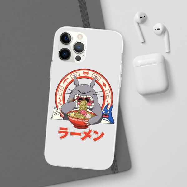 Totoro Backpack - Totoro Ramen iPhone Cases-Accessories, My Neighbor Totoro, Phone Case, Totoro Backpack