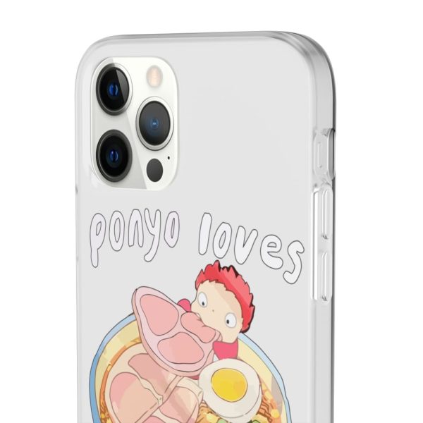 Ponyo Meaning - Ponyo Loves Ham iPhone Cases-Accessories, ponyo, Ponyo Meaning