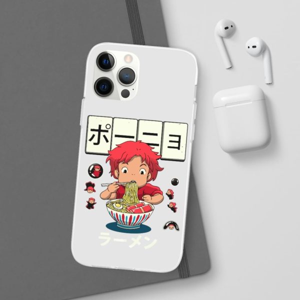 Ponyo - Ponyo very first Ramen iPhone Cases-Accessories, Phone Case, ponyo