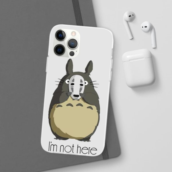 Studio Ghibli My Neighbor Totoro - Totoro I’m Not Here iPhone Cases-Accessories, My Neighbor Totoro, Phone Case, Studio Ghibli My Neighbor Totoro