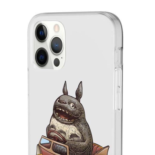 My Neighbor Totoro Cat Bus - Totoro driving Catbus iPhone Cases-Accessories, My Neighbor Totoro, My Neighbor Totoro Cat Bus, Phone Case