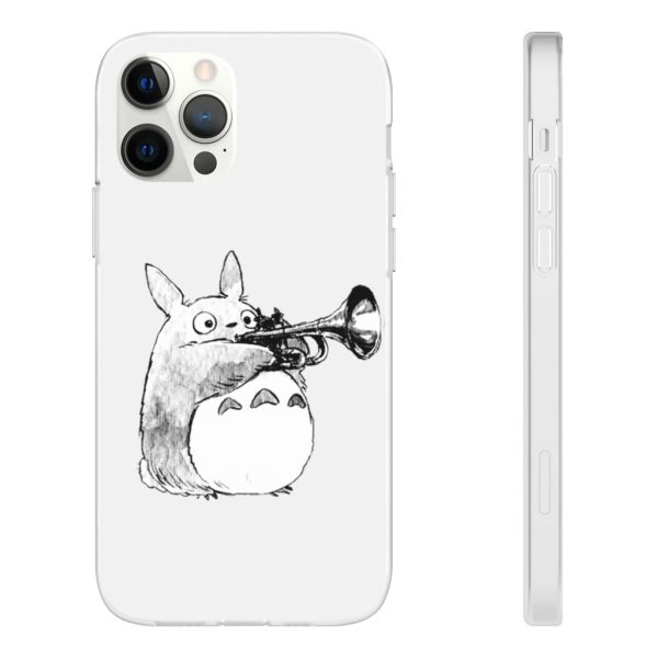 Mei My Neighbor Totoro - Totoro and the Trumpet iPhone Cases-Accessories, Mei My Neighbor Totoro, My Neighbor Totoro, Phone Case