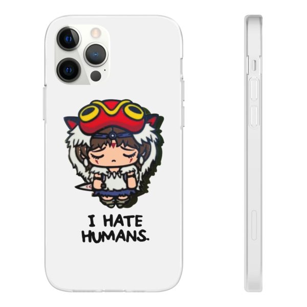 Princess Mononoke Showtimes - Princess Mononoke Chibi – I Hate Humans iPhone Cases-Accessories, Phone Case, princess mononoke, Princess Mononoke Showtimes