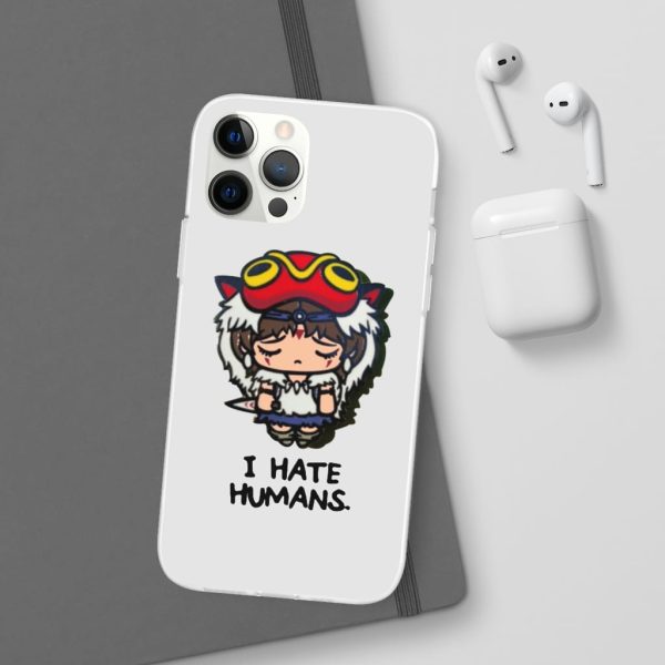 Princess Mononoke Showtimes - Princess Mononoke Chibi – I Hate Humans iPhone Cases-Accessories, Phone Case, princess mononoke, Princess Mononoke Showtimes