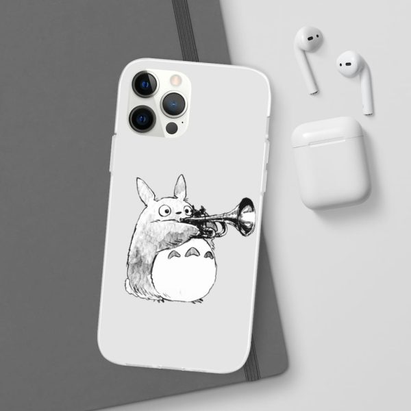 Mei My Neighbor Totoro - Totoro and the Trumpet iPhone Cases-Accessories, Mei My Neighbor Totoro, My Neighbor Totoro, Phone Case