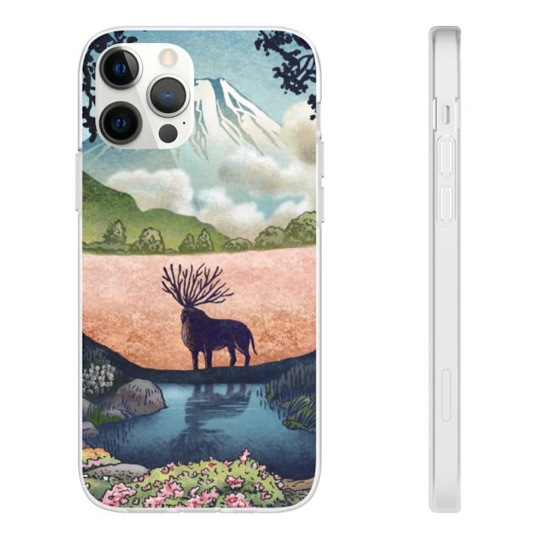 Princess Mononoke Princess - Princess Mononoke – Shishigami Day Time Landscape iPhone Cases-Accessories, Phone Case, princess mononoke, Princess Mononoke Princess