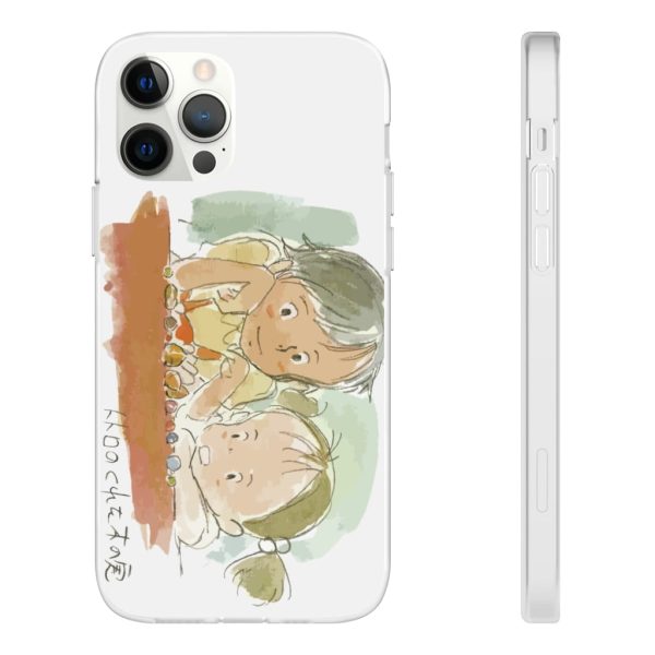 My Neighbor Totoro Japanese - My Neighbor Totoro – Mei & Satsuki Water Color iPhone Cases-Accessories, My Neighbor Totoro, My Neighbor Totoro Japanese, Phone Case