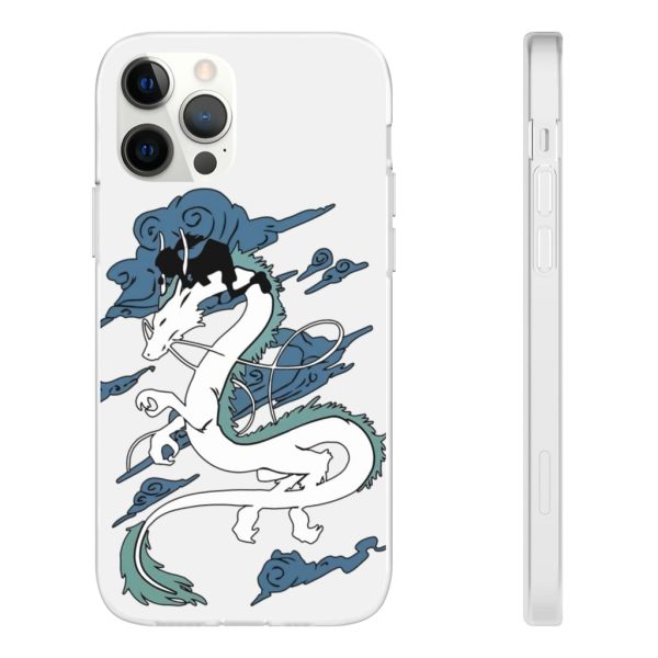 Spirited Away Tattoo - Spirited Away – Sen Riding Haku Dragon iPhone Cases-Accessories, Phone Case, Spirited Away, Spirited Away Tattoo