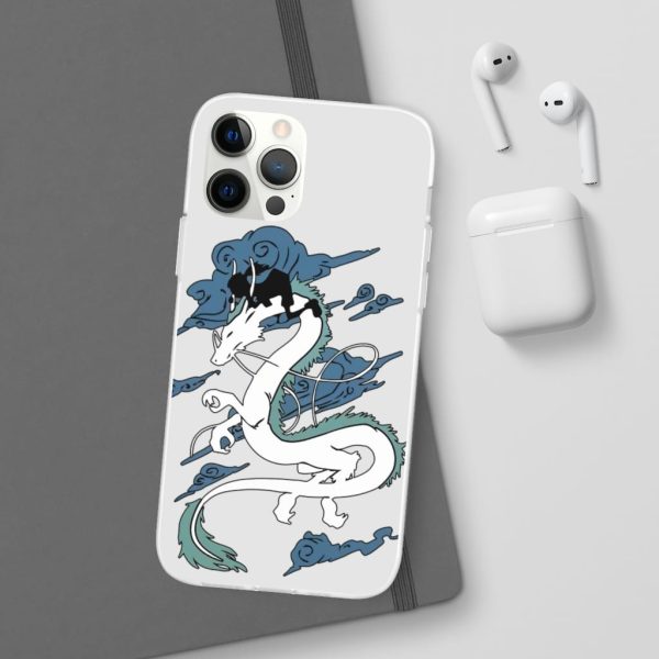 Spirited Away Tattoo - Spirited Away – Sen Riding Haku Dragon iPhone Cases-Accessories, Phone Case, Spirited Away, Spirited Away Tattoo