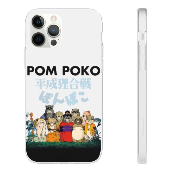 Pom Poko Poster Japanese iPhone Cases-Accessories, Phone Case, Pom Poko