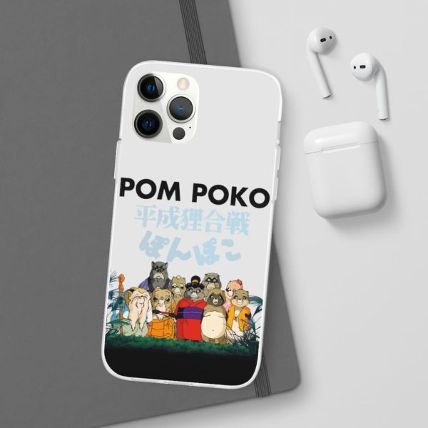 Pom Poko Poster Japanese iPhone Cases-Accessories, Phone Case, Pom Poko