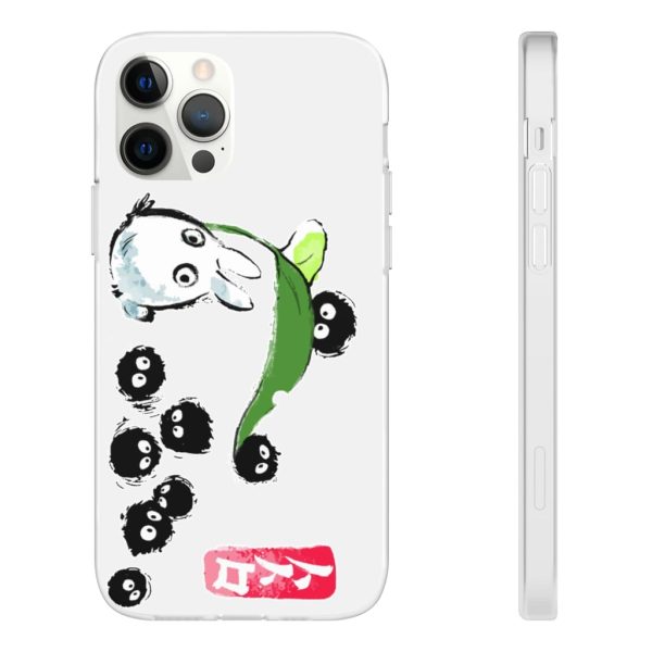 My Neighbor Totoro Satsuki - Mini Totoro and the Soot Balls iPhone Cases-Accessories, My Neighbor Totoro, My Neighbor Totoro Satsuki, Phone Case