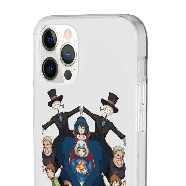 Studio Ghibli Howl's Moving Castle - Howl’s Moving Castle Characters Mirror iPhone Cases-Accessories, Howl's Moving Castle, Phone Case, Studio Ghibli Howl's Moving Castle