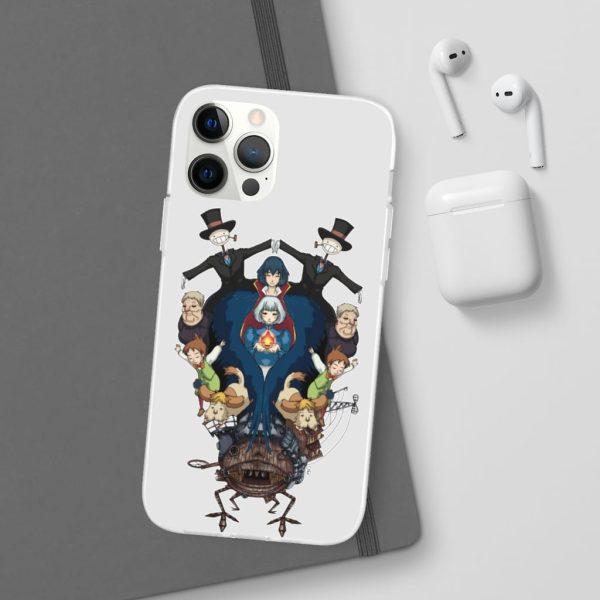 Studio Ghibli Howl's Moving Castle - Howl’s Moving Castle Characters Mirror iPhone Cases-Accessories, Howl's Moving Castle, Phone Case, Studio Ghibli Howl's Moving Castle