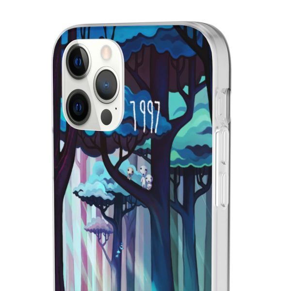 Princess Mononoke - Princess Mononoke 1997 Illustration iPhone Cases-Accessories, Phone Case, princess mononoke