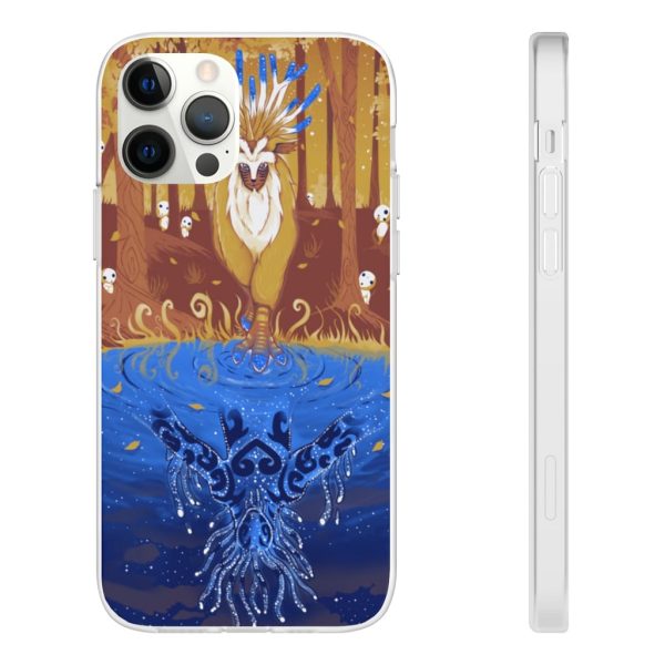 Watch Princess Mononoke - Princess Mononoke Shishigami Day and Night time iPhone Cases-Accessories, Phone Case, princess mononoke, Watch Princess Mononoke