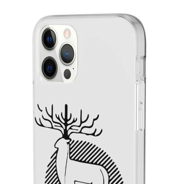 Princess Mononoke Mononoke Hime - Princess Mononoke – Shishigami Line Art iPhone Cases-Accessories, Phone Case, princess mononoke, Princess Mononoke Mononoke Hime