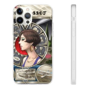 Porco Rosso Fiona Portrait Art iPhone Cases-Accessories, Phone Case, porco rosso