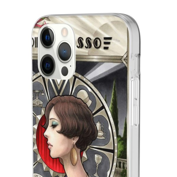 Porco Rosso Fiona Portrait Art iPhone Cases-Accessories, Phone Case, porco rosso