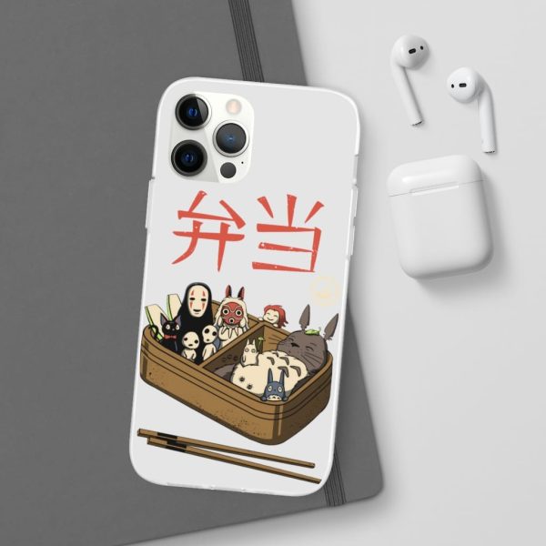 Totoro Sun Shade Cat Bus - Ghibli Bento iPhone Cases-Accessories, My Neighbor Totoro, Phone Case, Spirited Away, Totoro Sun Shade Cat Bus