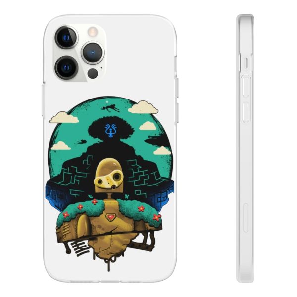 Laputa Castle In The Sky Book - Laputa: Castle in The Sky and Warrior Robot iPhone Cases-Accessories, Laputa Castle In The Sky Book, Laputa: Castle in the Sky, Phone Case