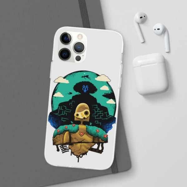 Laputa Castle In The Sky Book - Laputa: Castle in The Sky and Warrior Robot iPhone Cases-Accessories, Laputa Castle In The Sky Book, Laputa: Castle in the Sky, Phone Case