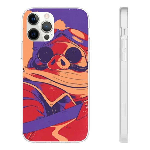 Porco Rosso Retro iPhone Cases-Accessories, Phone Case, porco rosso